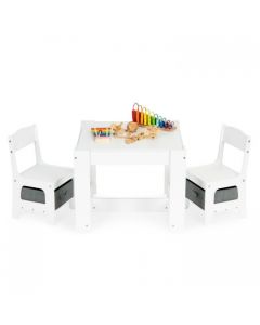 Set de masa cu doua scaune pentru copii Ecotoys FH-KR200010