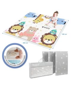 Salteluta de joaca pentru copii 180 x 200 cm Kidwell INDA - Animals