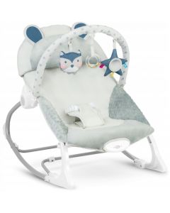 Balansoar cu vibratii Ricokids 7308 - Gri