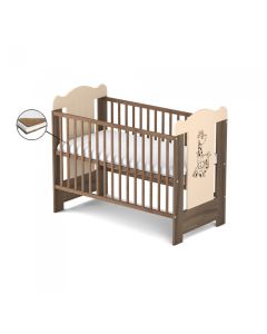 Patut fara sertar VESSANTI ELLA - Maro - Saltea Cocos 12 cm