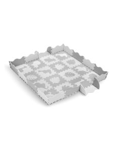 Covoras de joaca Puzzle 150x150 cm, Momi Zawi - Grey