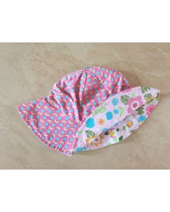 Iplay - Palarie soare copii cu doua fete Tulips 2-4 ani UPF50+