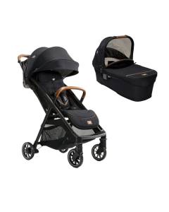 Joie - Carucior pentru copii ultracompact 2 in 1 Parcel, nastere - 22 kg, Signature Eclipse (Carucior Parcel Eclipse + Landou Ramble XL Eclipse)