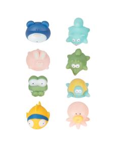 Badabulle - Jucarii de baie Rigolo Splash 8 bucati