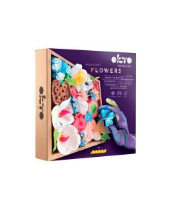 Set creatie Wood & Craft - Flowers, 21*21cm - Romance