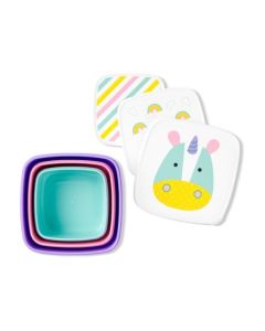 Skip Hop Set 3 cutii pentru pranz Zoo - Unicorn