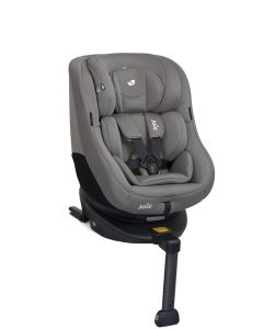 Joie – Scaun auto Rotativ cu Isofix Spin 360° Gray Flannel, 0-18 kg, testat ADAC