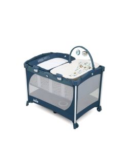 Joie - Patut pliant Commuter Change Tropical Paradise, cu cosulet detasabil inclus