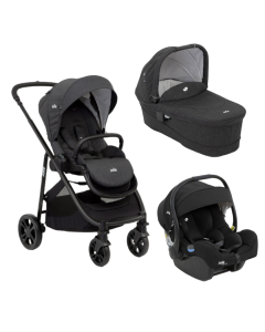 Joie - Carucior pentru copii multifunctional 3 in 1 Versatrax Pavement/i-Gemm Eclipse (Carucior Versatrax Pavement+ Landou Ramble Pavement+ Scoica i-Gemm Eclipse)