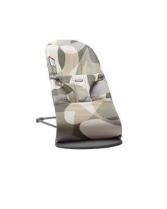BabyBjorn - Balansoar Bliss print Khaki/Green, Bumbac