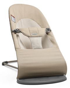 BabyBjorn - Balansoar Balance Soft Khaki cu detalii Beige, Bumbac