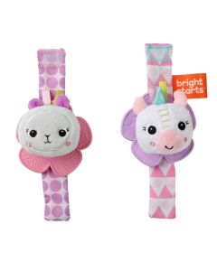 Bright Starts - Jucarie de dentitie Lama vesela si Unicornul fericit