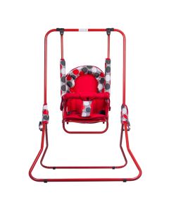 Leagan pentru copii, AppeKids, cu spatar reglabil si bara detasabila, Red Dots