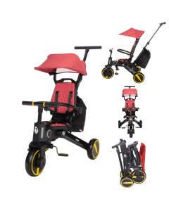 Zopa - Tricicleta pliabila 7 in 1, de la 10 luni - 5 ani, Nova 2 Racing Red