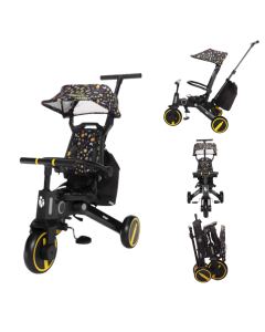 Zopa - Tricicleta pliabila 7 in 1, de la 10 luni - 5 ani, Nova 2 Cosmic Black