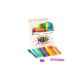 Set 50 flacoane lipici glitter in 12 culori asortate - Default Category - 1