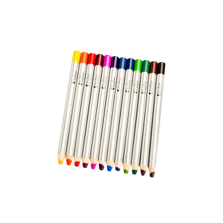 Set 12 creioane colorate cu varf gros de 8 mm pentru incepatori - Default Category - 1