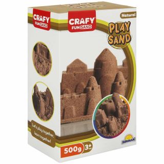 Nisip kinetic Fun Sand 500 gr culoare Natur - Default Category - 1