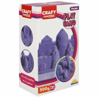 Nisip kinetic Fun Sand 500 gr culoare Mov - Default Category - 1