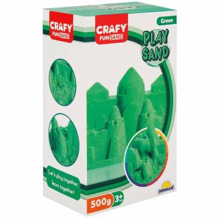 Nisip kinetic Fun Sand 500 gr culoare Verde - Default Category - 1