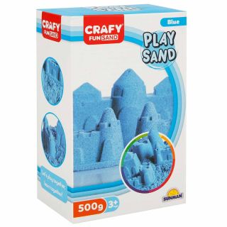 Nisip kinetic Fun Sand 500 gr culoare Albastru - Default Category - 1