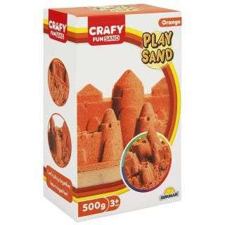 Nisip kinetic Fun Sand 500 gr culoare Orange - Default Category - 1