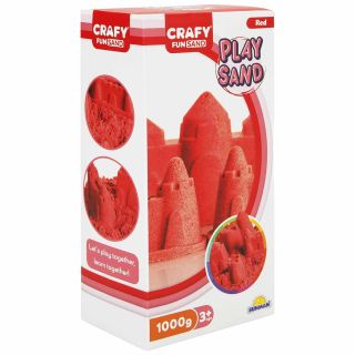 Nisip kinetic Fun Sand 1000 gr culoare Rosu - Default Category - 1