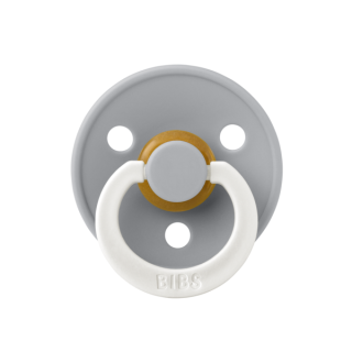 BIBS - Suzeta fosforescenta Colour GLOW Latex, tetina rotunda, 0 luni +-Cloud - Default Category - 1