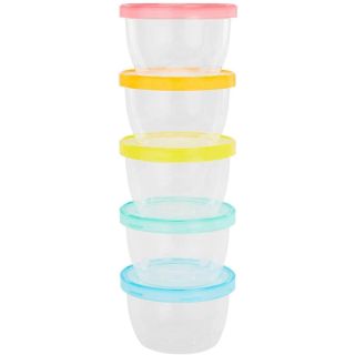 Badabulle - Set 5 recipiente etanse pentru pastrarea hranei - Default Category - 1