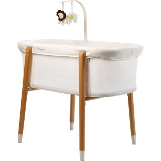 BabyGo - Patut cu cadru din Lemn si Bara de Jucarii Sleepgood Mesh - Default Category - 1