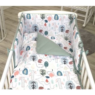 Jolie - Lenjerie 3 Piese Arici Salvie, 140*70 - - 1