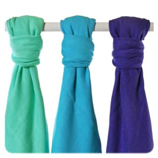 Set 3 museline din bambus 70x70cm Ocean Mix XKKO - Default Category - 1